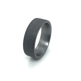Alliance Tantale Pure Flat Moon, largeur 8 mm