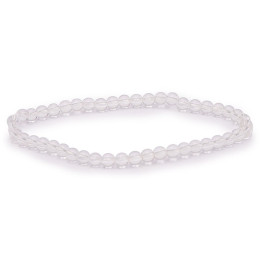 Bracelet pierres naturelles 4mm cristal de roche A