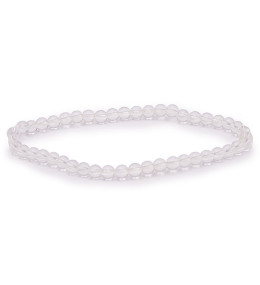 Bracelet pierres naturelles 4mm cristal de roche A
