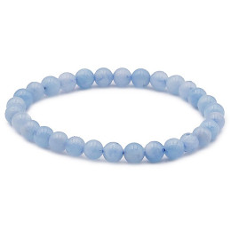 Bracelet pierres naturelles 6mm aigue marine A (5.5-6mm)
