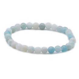 Bracelet pierres naturelles 6mm amazonite brésil B
