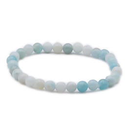 Bracelet pierres naturelles 6mm amazonite brésil B