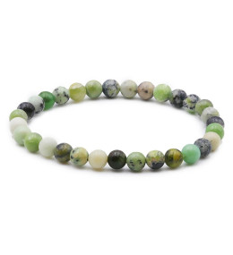 Bracelet pierres naturelles 6 mm chrysoprase citron B