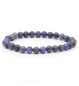 Bracelet pierres naturelles 6 mm dumortierite AB