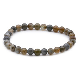 Bracelet pierres naturelles 6mm labradorite AB