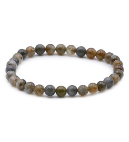 Bracelet pierres naturelles 6mm labradorite AB