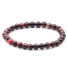 Bracelet pierres naturelles 6 mm oeil de taureau A
