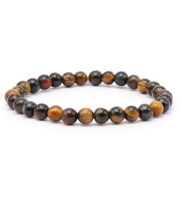 Bracelet pierres naturelles 6mm oeil multiple A