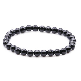 Bracelet pierres naturelles 6 mm onyx A