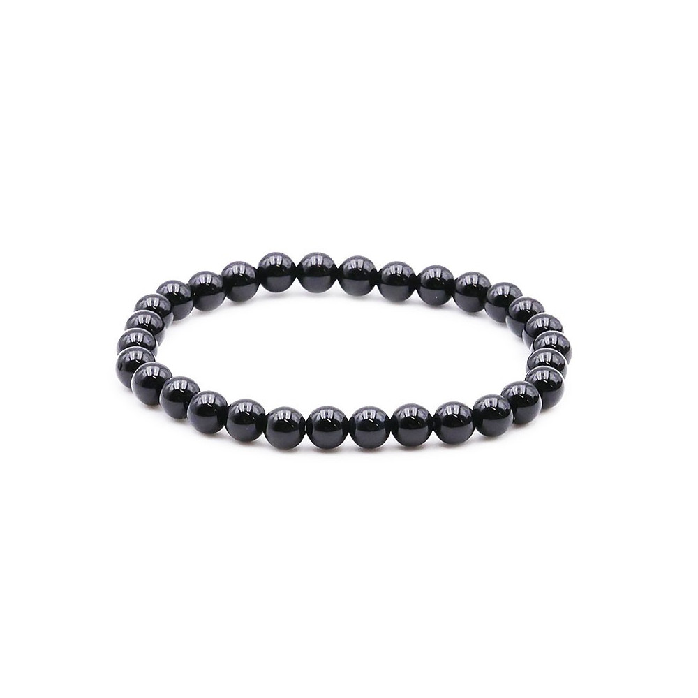 Bracelet pierres naturelles 6 mm onyx A