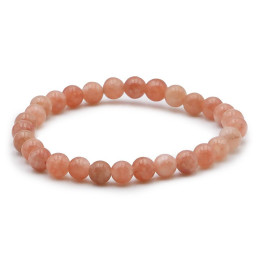 Bracelet pierres naturelles 6mm pierre de soleil B