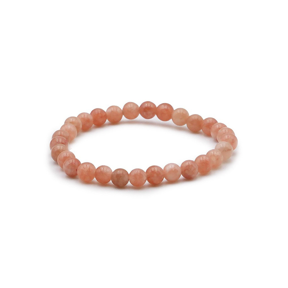 Bracelet pierres naturelles 6mm pierre de soleil B
