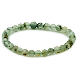 Bracelet pierres naturelles 6mm prehnite A