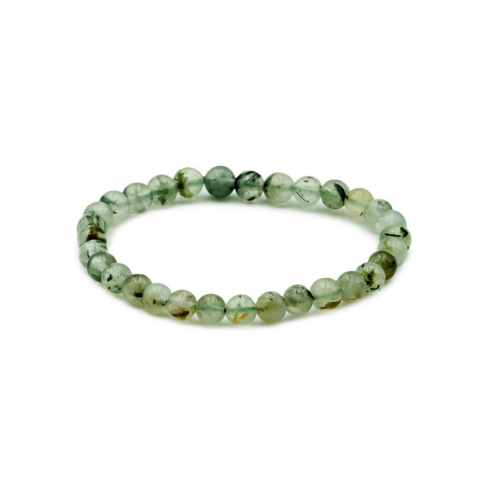 Bracelet pierres naturelles 6mm prehnite A