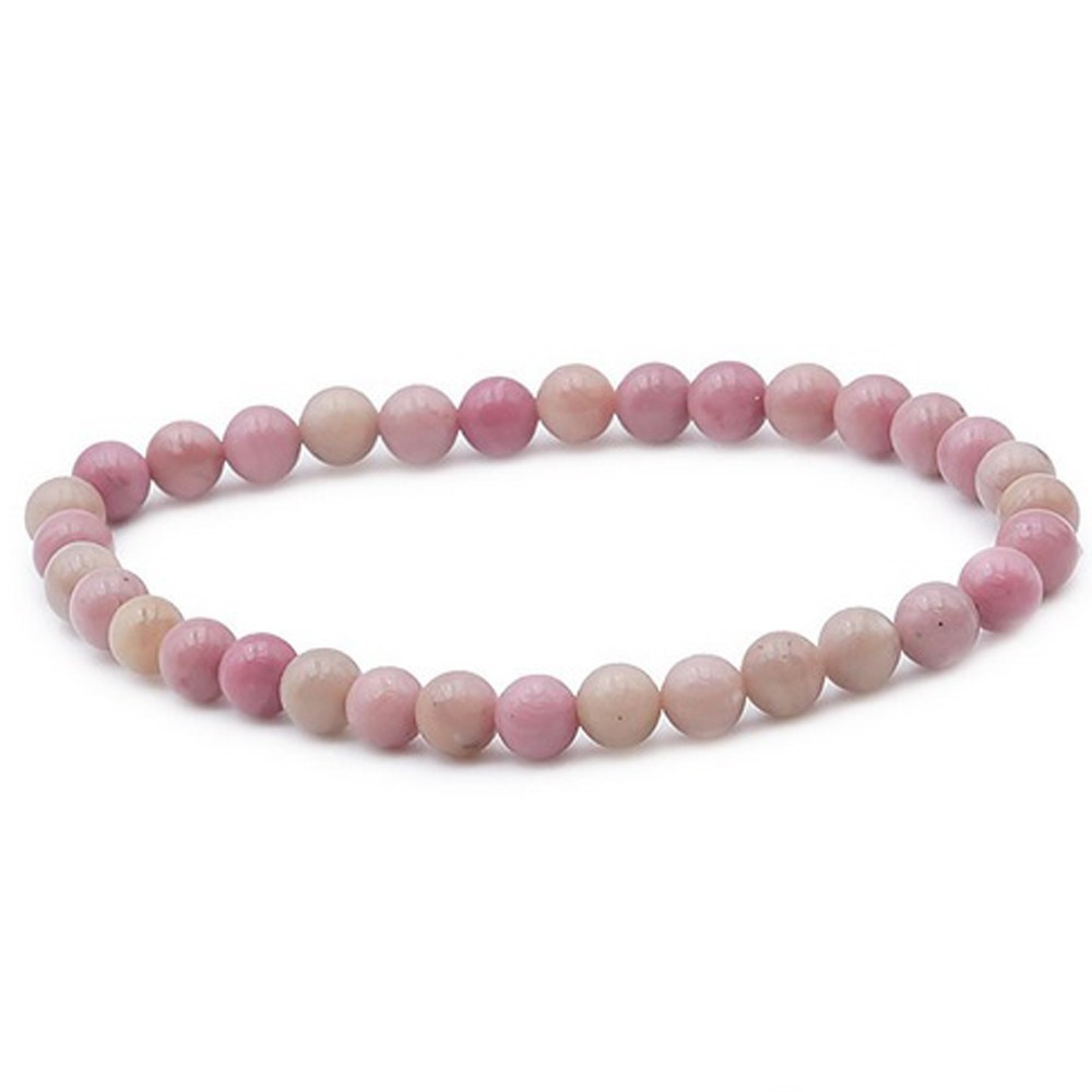 Bracelet pierres naturelles 6mm rhodonite Australie AB