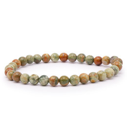 Bracelet pierres naturelles 6mm rhyolite A