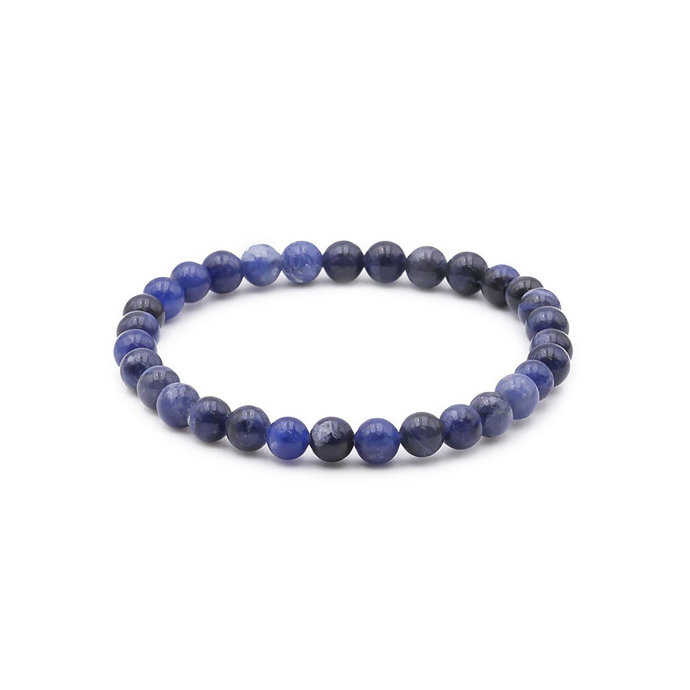 Bracelet pierres naturelles 6mm sodalite A