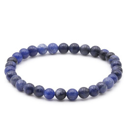 Bracelet pierres naturelles 6mm sodalite A