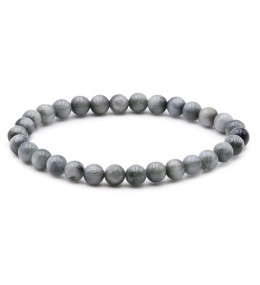Bracelet pierres naturelles 6 mm tourmaline oeil de chat A