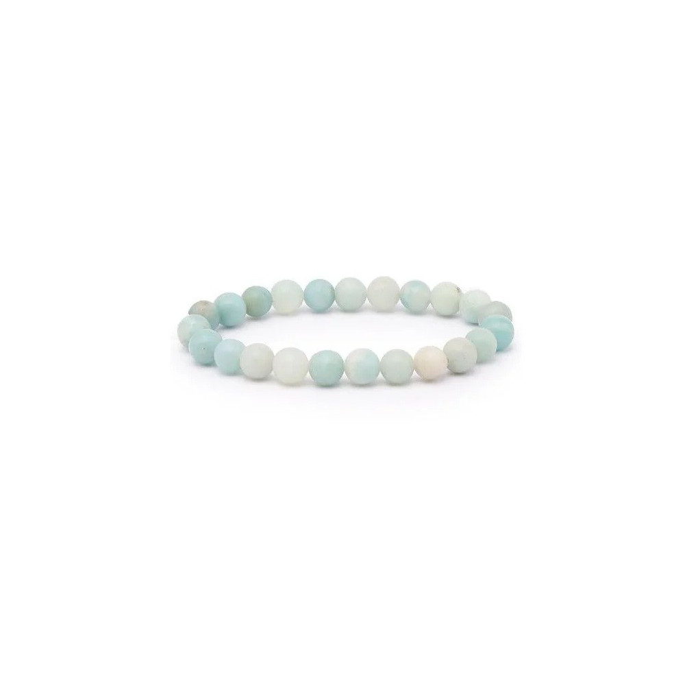 Bracelet pierres naturelles 8mm amazonite brésil B
