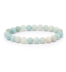 Bracelet pierres naturelles 8mm amazonite brésil B