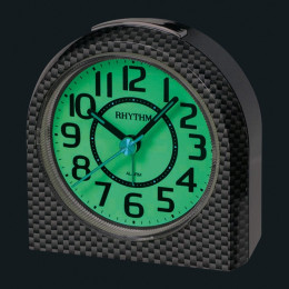 Réveil RHYTHM effet carbone blanc RE854.03