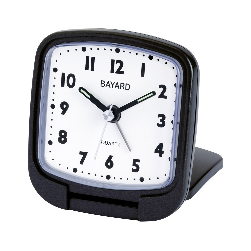 Réveil Bayard de voyage noir GS88.1