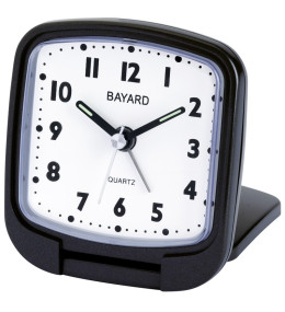 Réveil Bayard de voyage noir GS88.1