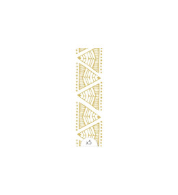 tattoo-lovely-sioou-bracelet-ethnique-dore-compose-de-differents-triangles-wfb04