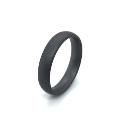 Alliance Tantale Pure Curve Dark, largeur 4 mm