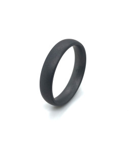 Alliance Tantale Pure Curve Dark, largeur 4 mm