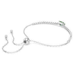 Le Bracelet Swarovski, Matrix Tennis Tailles variées, Vert, Métal rhodié, 5693411