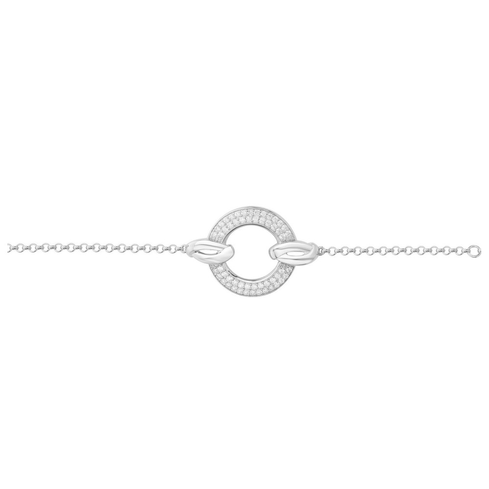 Le Bracelet argent 925/1000, et 54 oxydes de zirconium by Stauffer