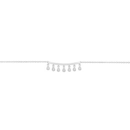 Bracelet argent 925/1000, et 7 oxydes de zirconium by Stauffer