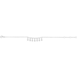 Le Bracelet argent 925/1000, et 7 oxydes de zirconium by Stauffer