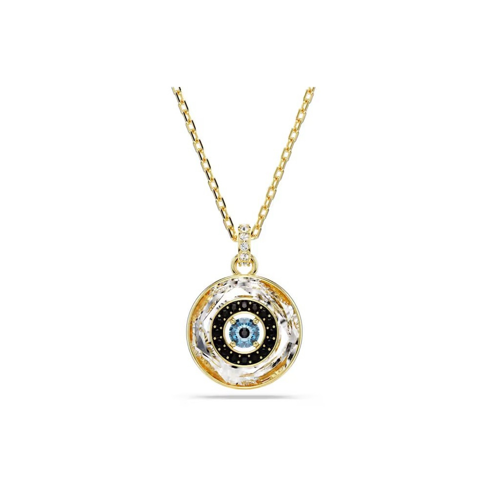 Collier Swarovski, Symbolica Œil porte-bonheur, Petit, Multicolore, Placage de ton or, 5692169