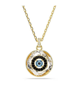 Collier Swarovski, Symbolica Œil porte-bonheur, Petit, Multicolore, Placage de ton or, 5692169