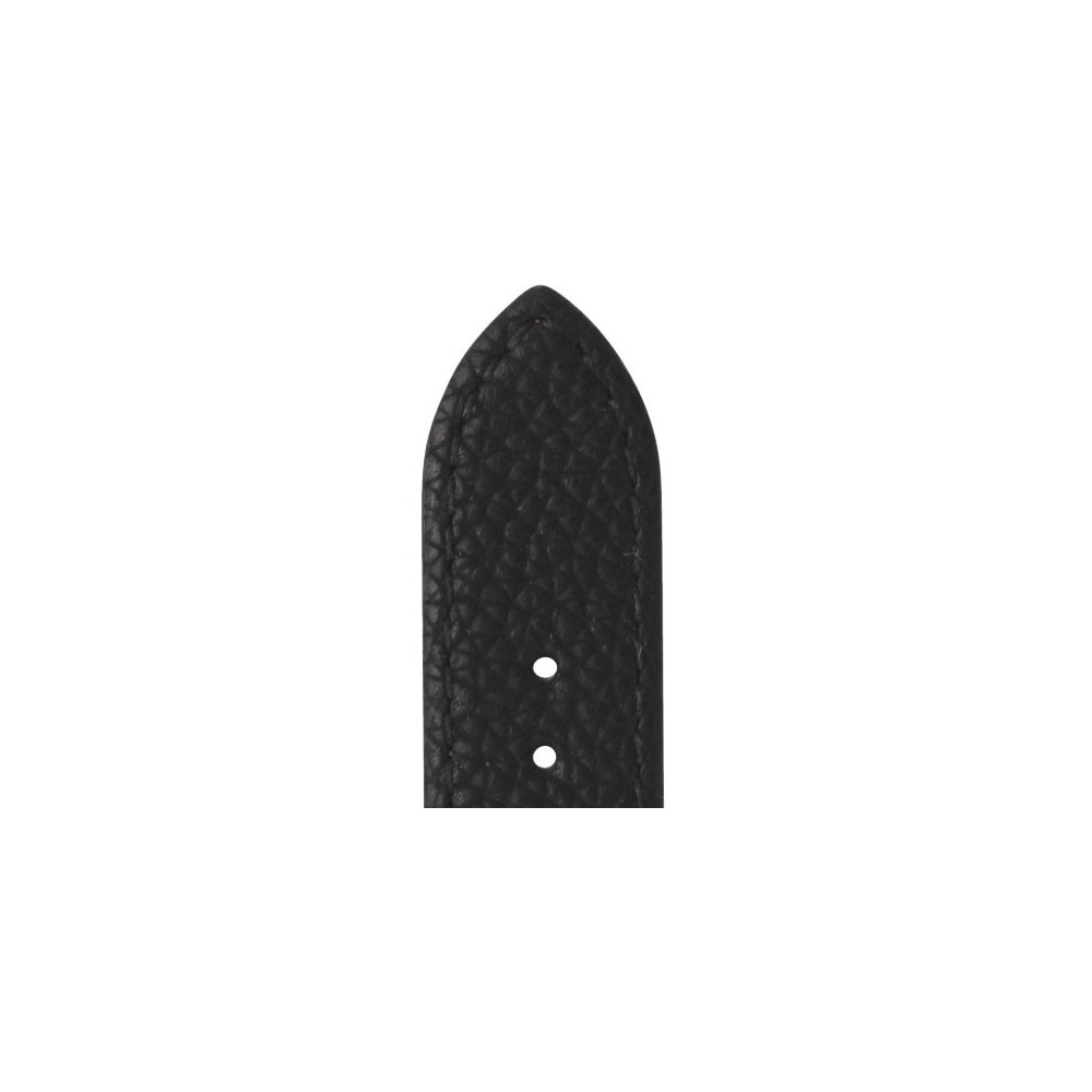Bracelet de montre Veau grainé Mat LEWIS 12/10mm Noir, 6120301