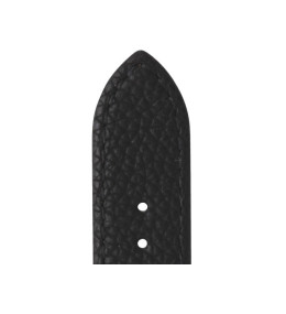 Bracelet de montre Veau grainé Mat LEWIS 12/10mm Noir, 6120301