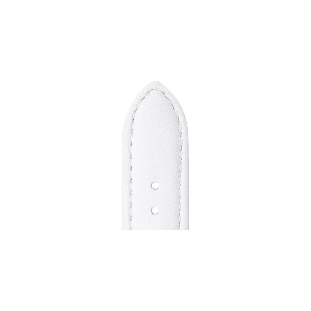 Bracelet de montre Agneau SCREEN 16/14mm Blanc, 6330502