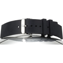 Bracelet de montre Silicone GOMMA 22/22mm Noir, 8330801