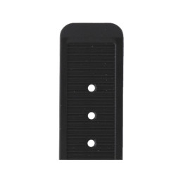Bracelet de montre PVC WESTPORT 20/18mm Noir, 8992701