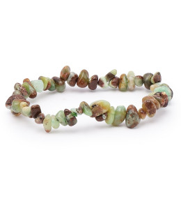 Bracelet pierres naturelles pierres baroques chrysoprase A