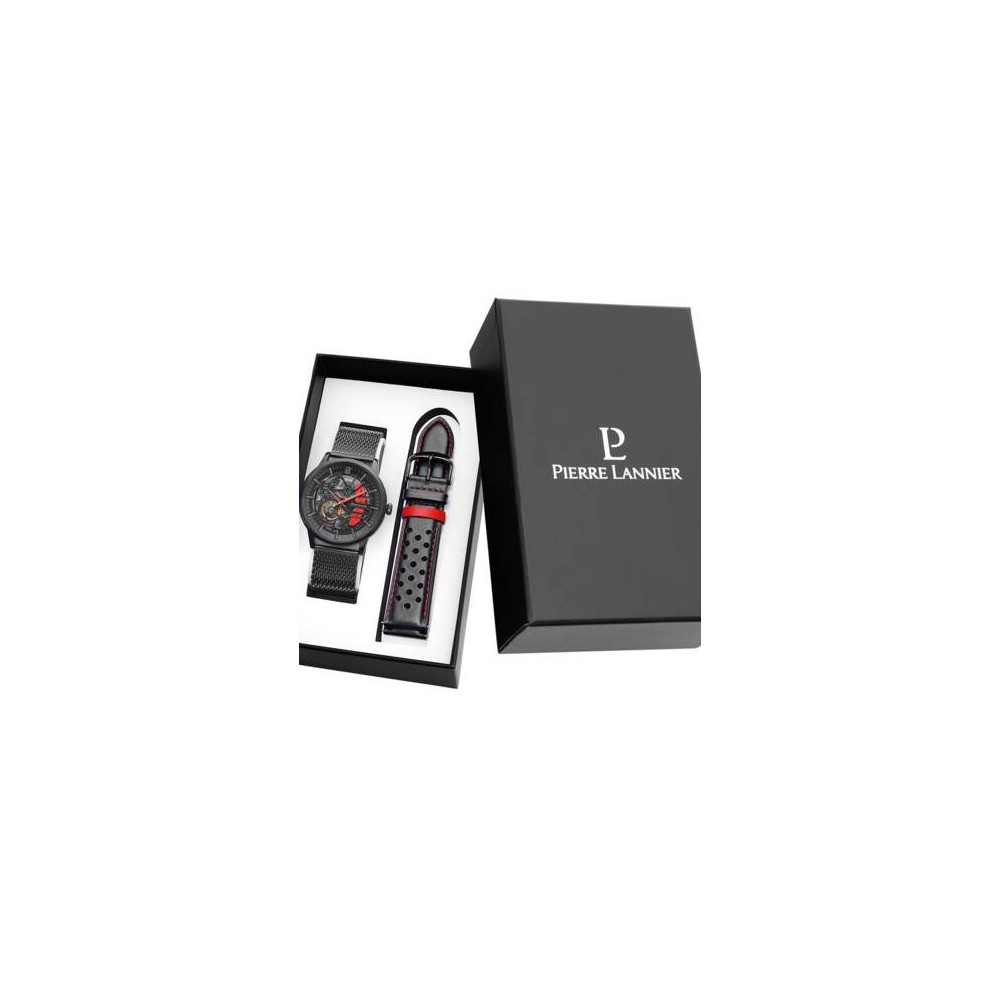 Coffret montre homme Pierre Lannier Paddock, 385C439