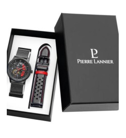 Coffret montre homme Pierre Lannier Paddock, 385C439
