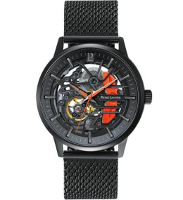 Montre Homme Pierre Lannier PADDOCK (orange), Automatique, acier 338A459