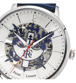 La Montre Homme Pierre Lannier ELYSEE, automatique, cuir 456D126