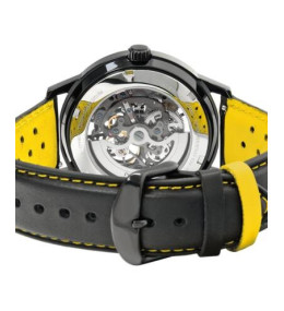 La Montre homme Pierre Lannier, PADDOCK (jaune), Automatique cuir, 338A443