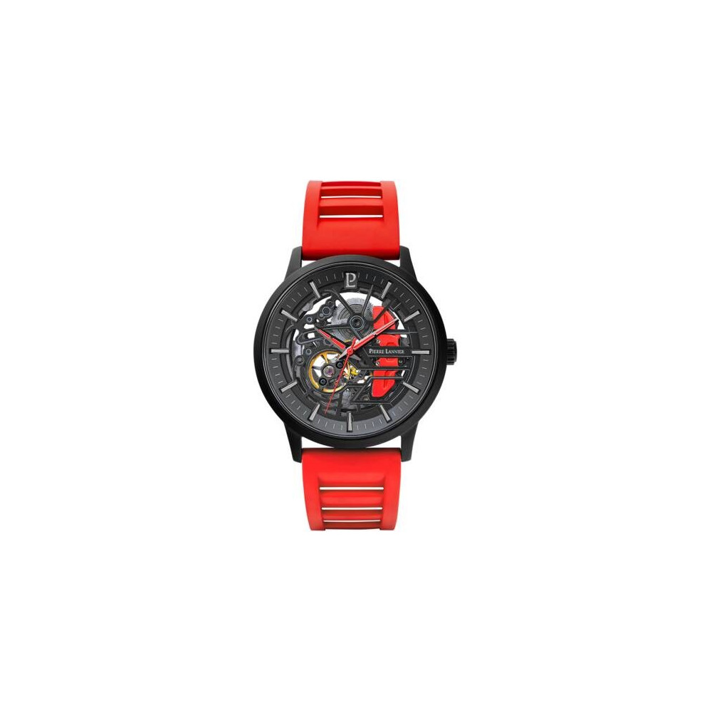 Montre homme Pierre Lannier, PADDOCK (rouge), Automatique caoutchouc, 341A459