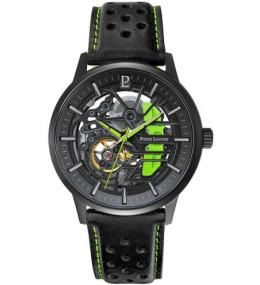 Montre homme Pierre Lannier, PADDOCK (verte), Automatique cuir, 341A477